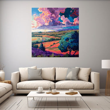 Pop Art Landscape Painting
